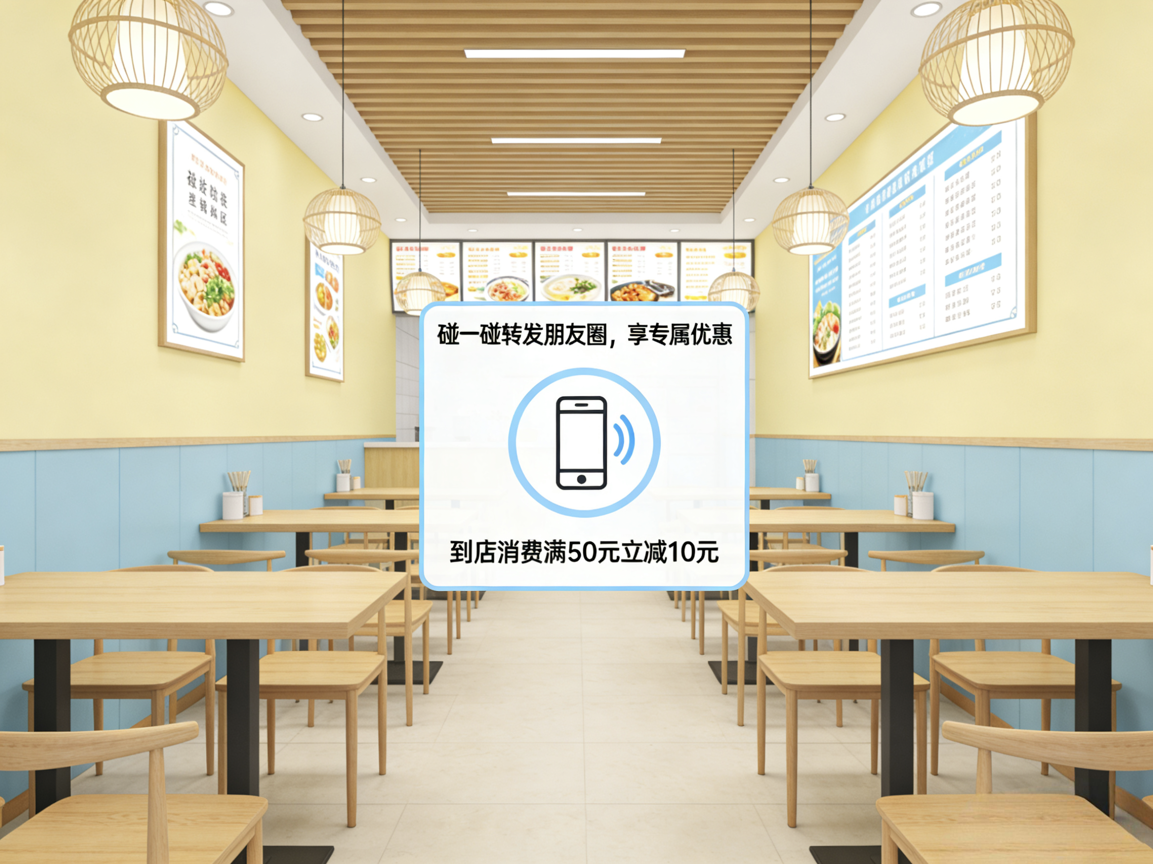 AI算力设备商户版,银色工业设计,多个网络接口,商业办公环境背景